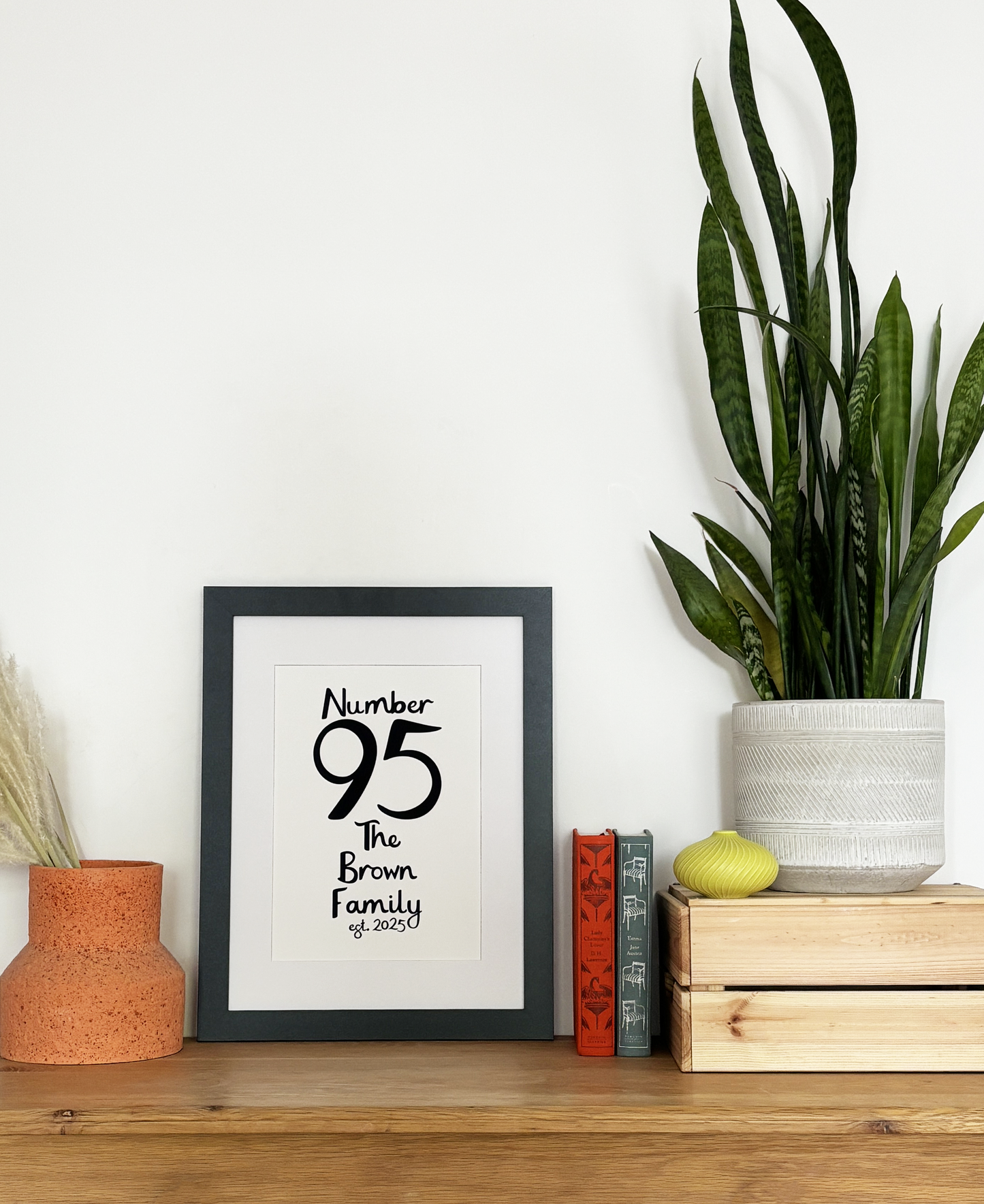 Personalised New Home Framed Print