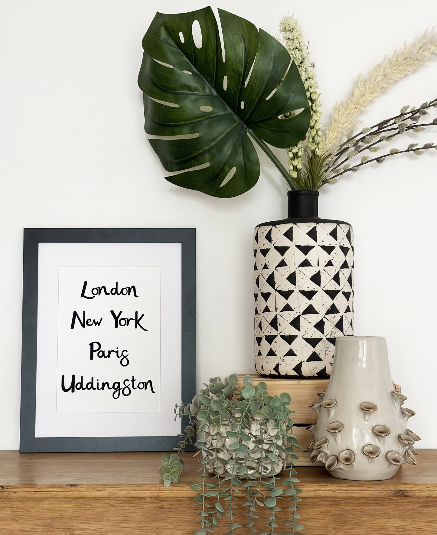 London New York Paris Uddingston Framed Print