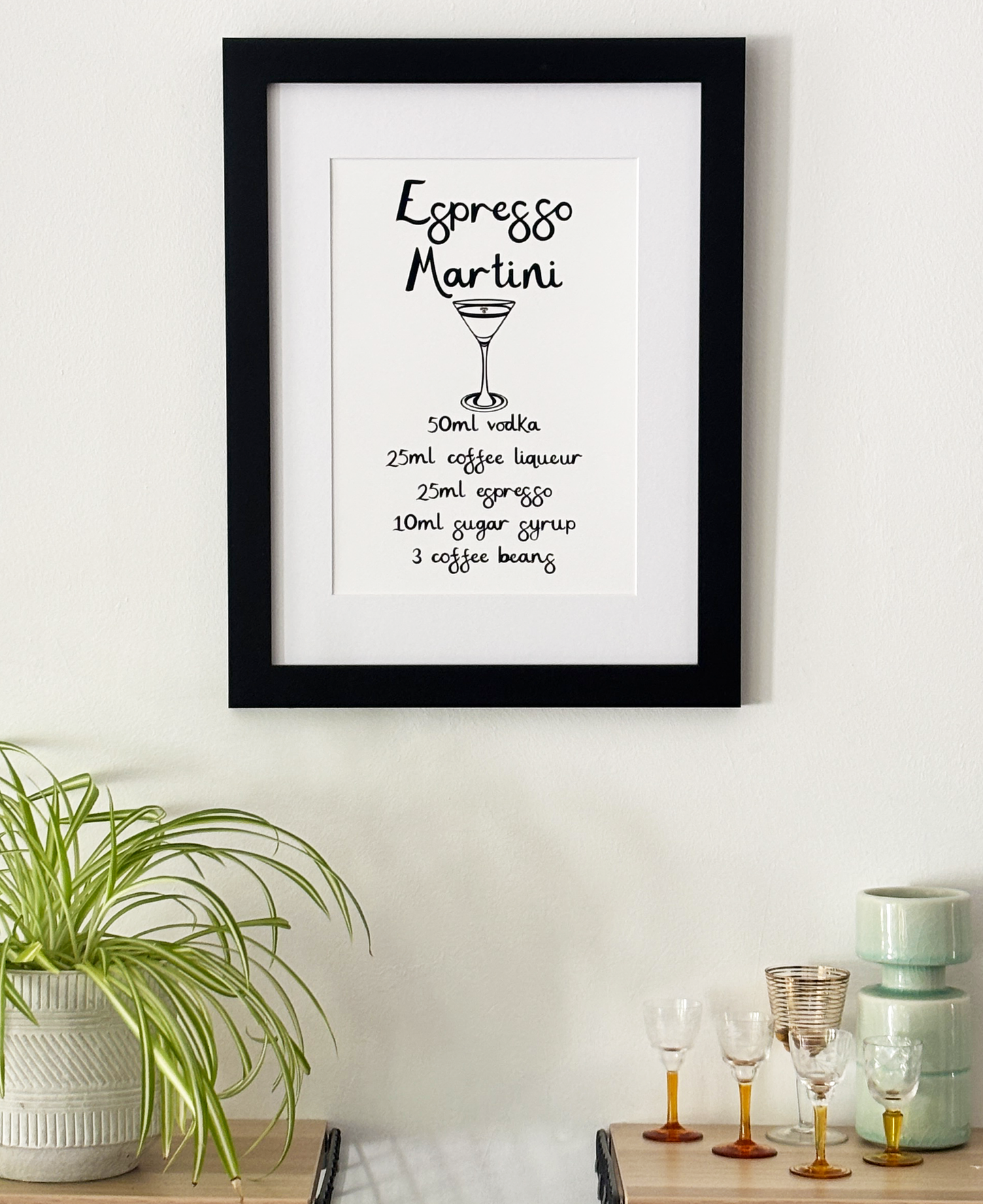 Espresso Martini Framed Print
