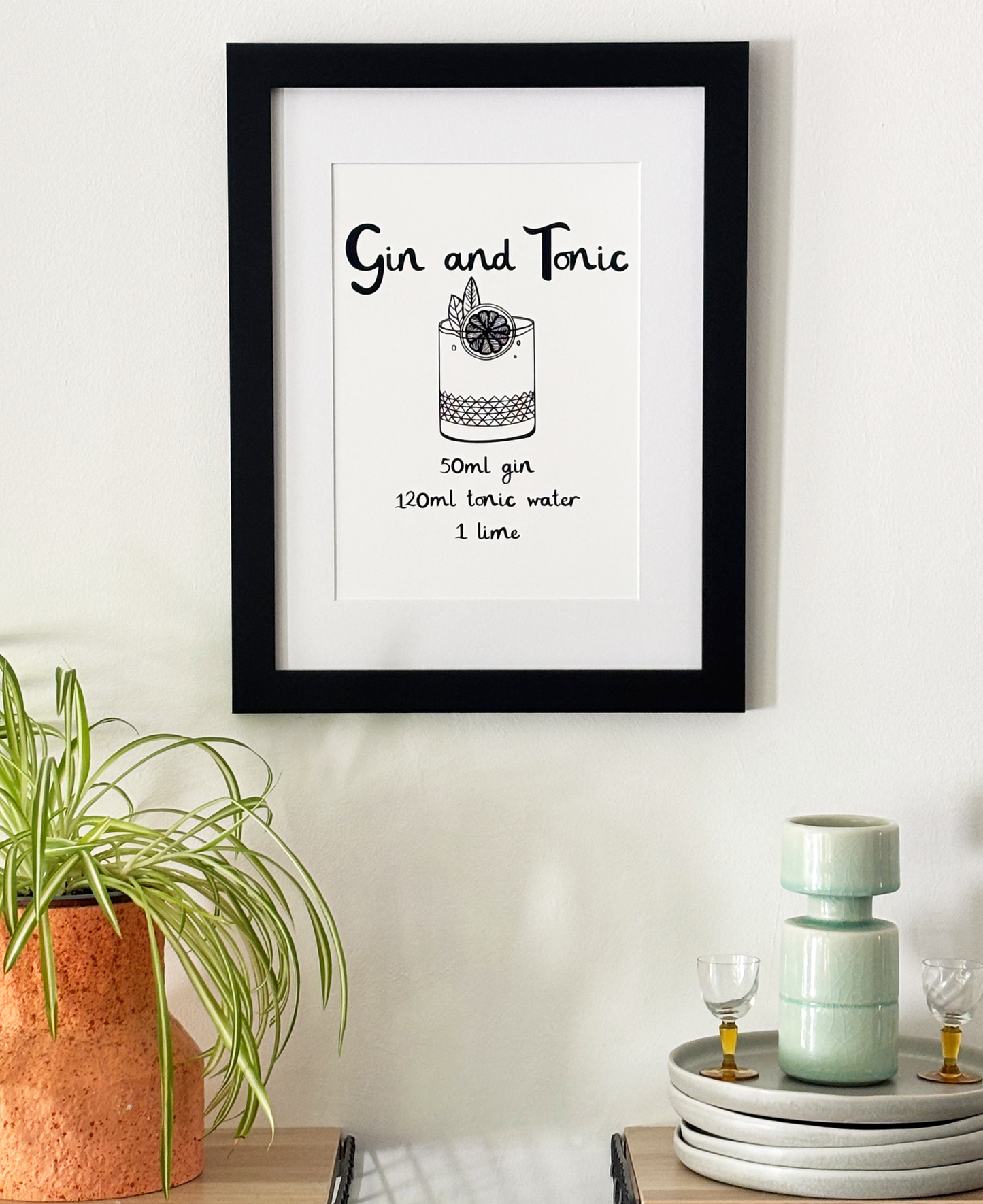 Gin and Tonic Framed Print