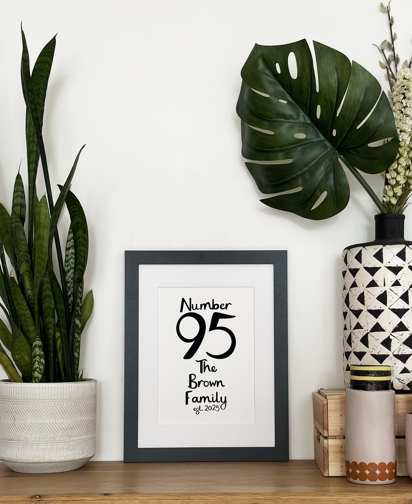 Personalised New Home Framed Print