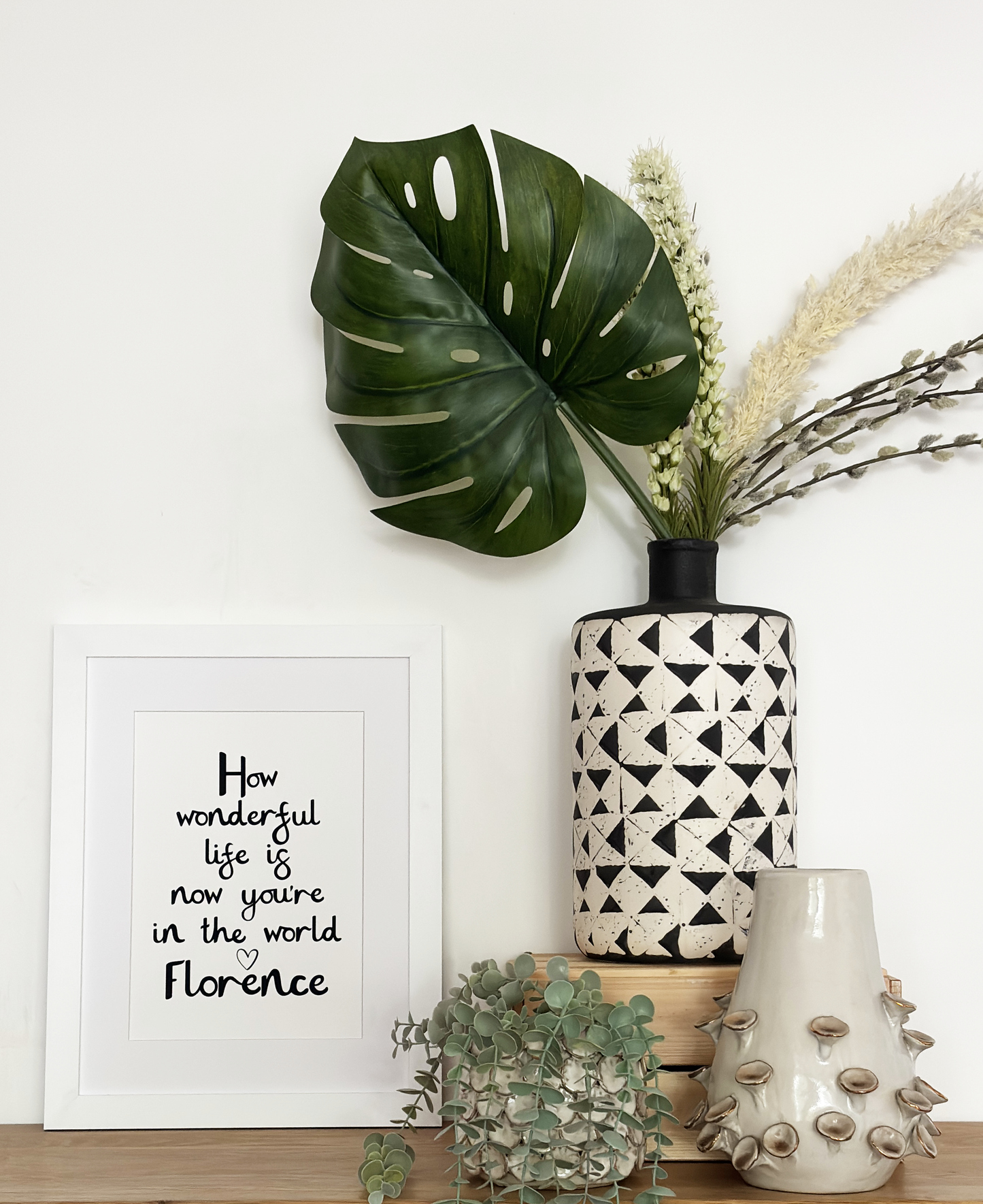 Personalised New Baby Framed Print