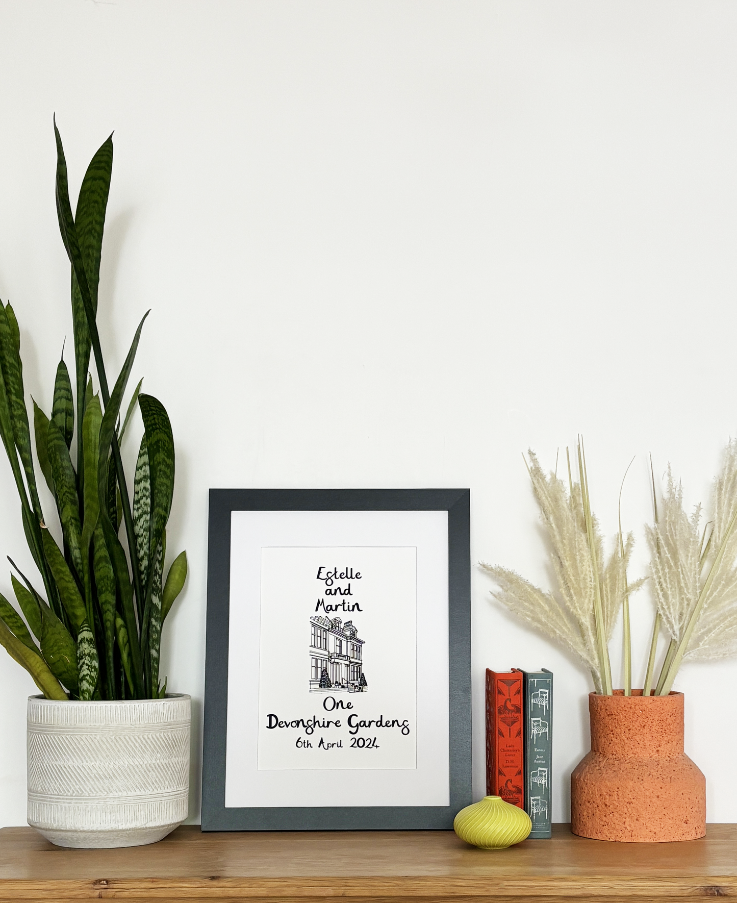 Personalised Wedding Venue Framed Print