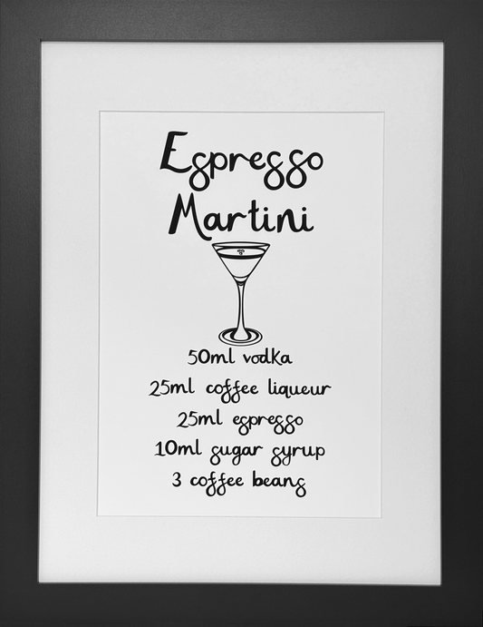 Espresso Martini Framed Print